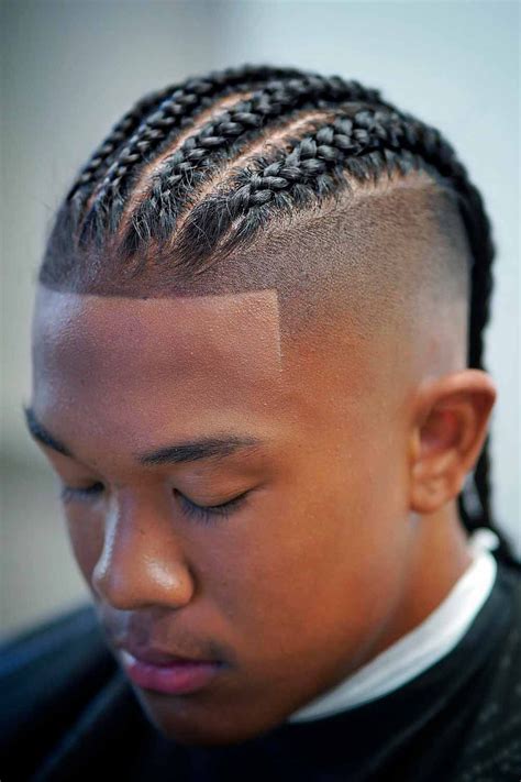 cornrows short|short cornrows for men.